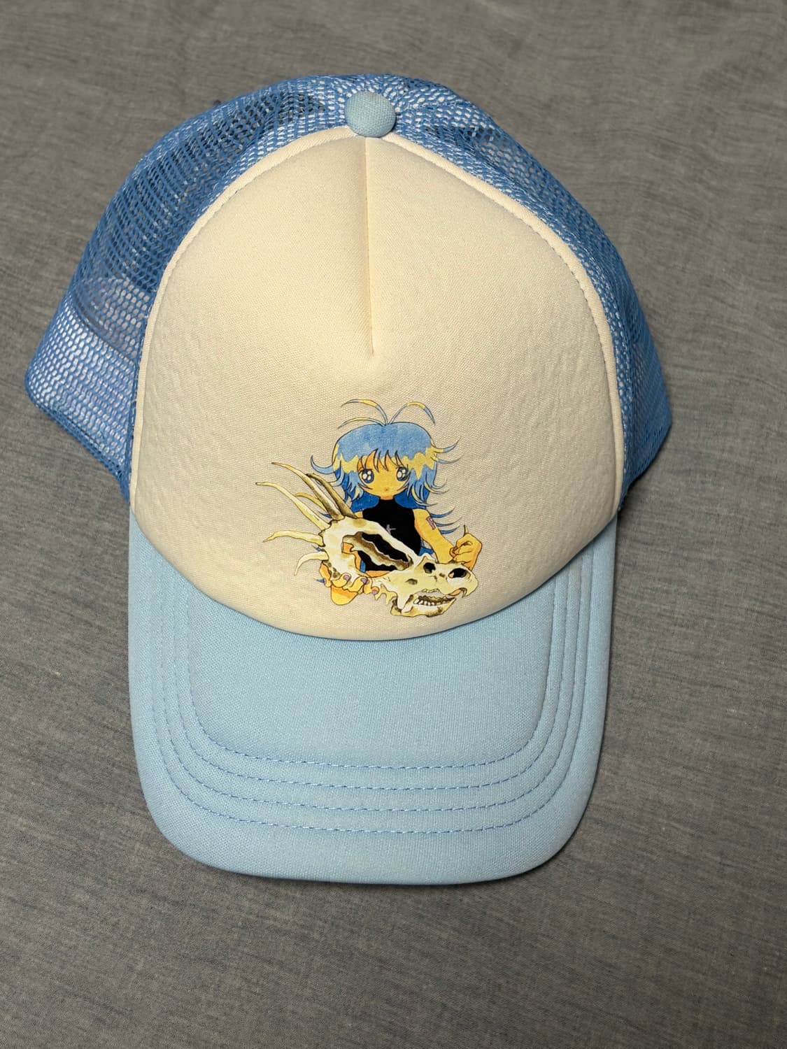 유민하 엔젤 트러커타입 메쉬캡 볼캡 상품이미지1