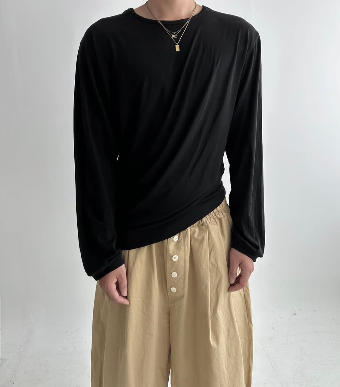 뉴치프시크 디피 Literal drape t shirts 상품이미지2