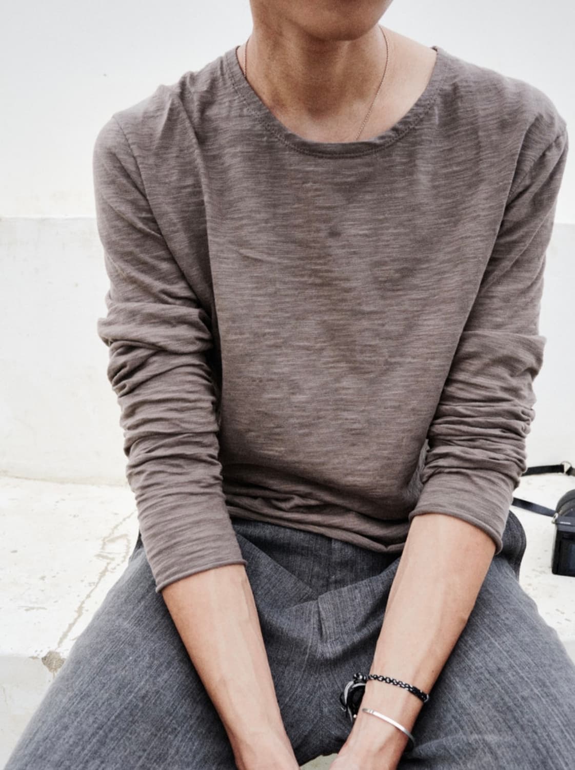 모노프리베 Textured Roll Long Sleeve - Ver.2 상품이미지1