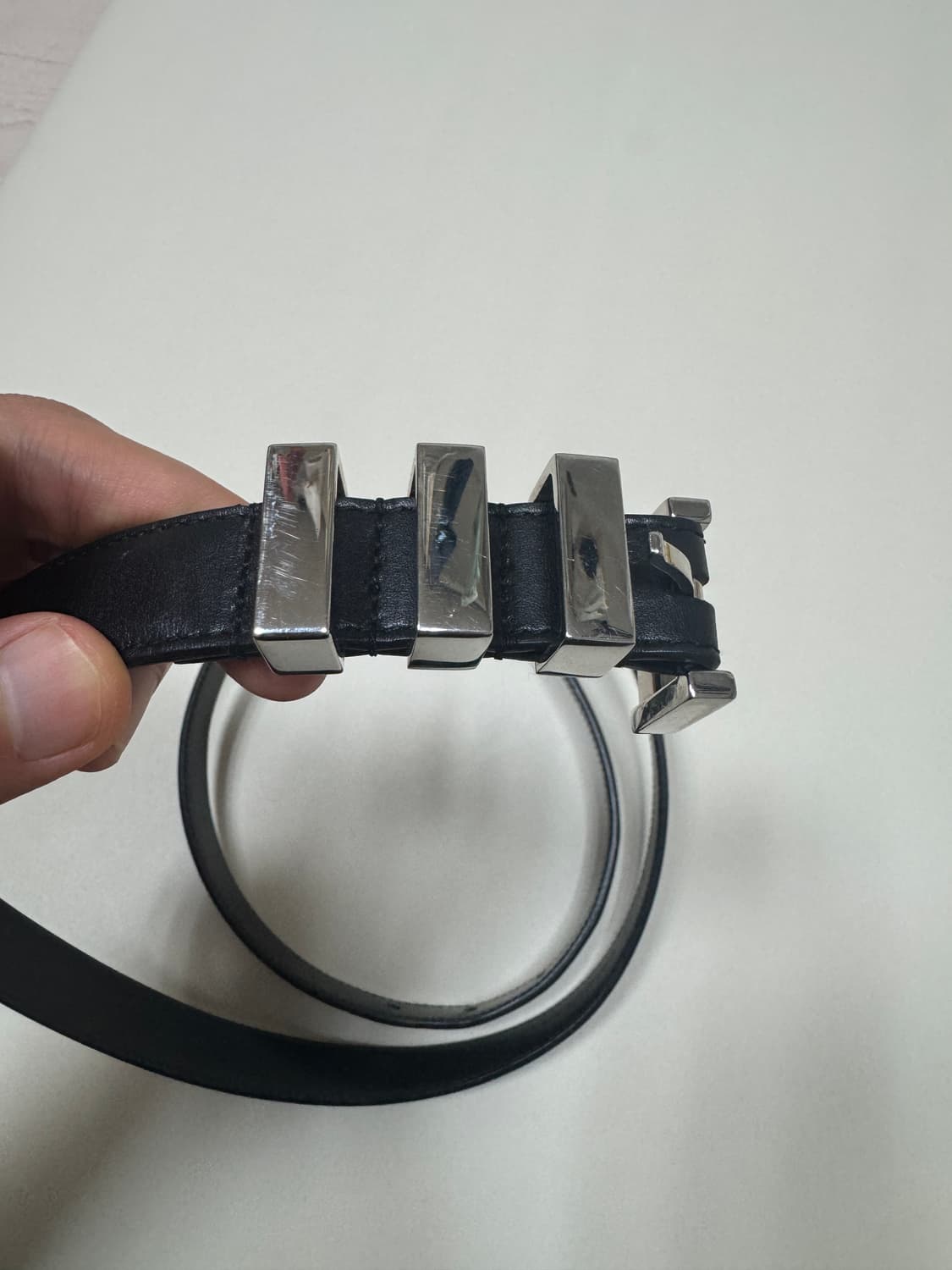 생로랑 3링 벨트 (95 size) 상품이미지3