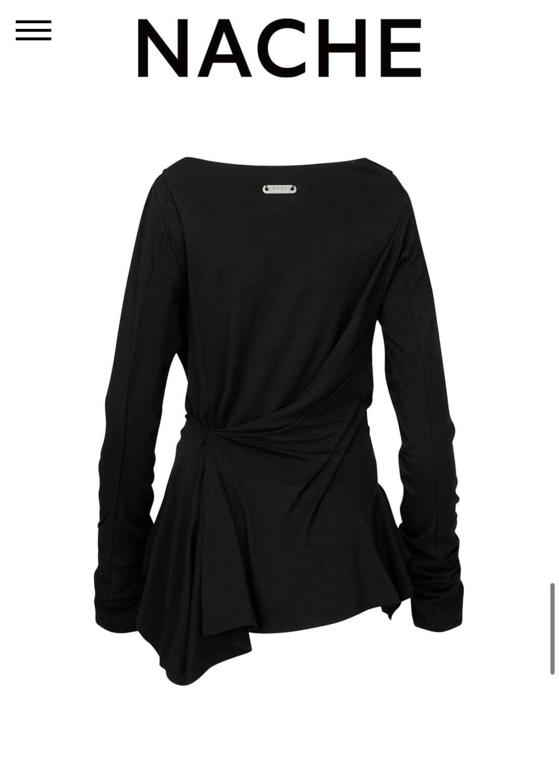 나체 드레이핑 롱슬리브 상품이미지6