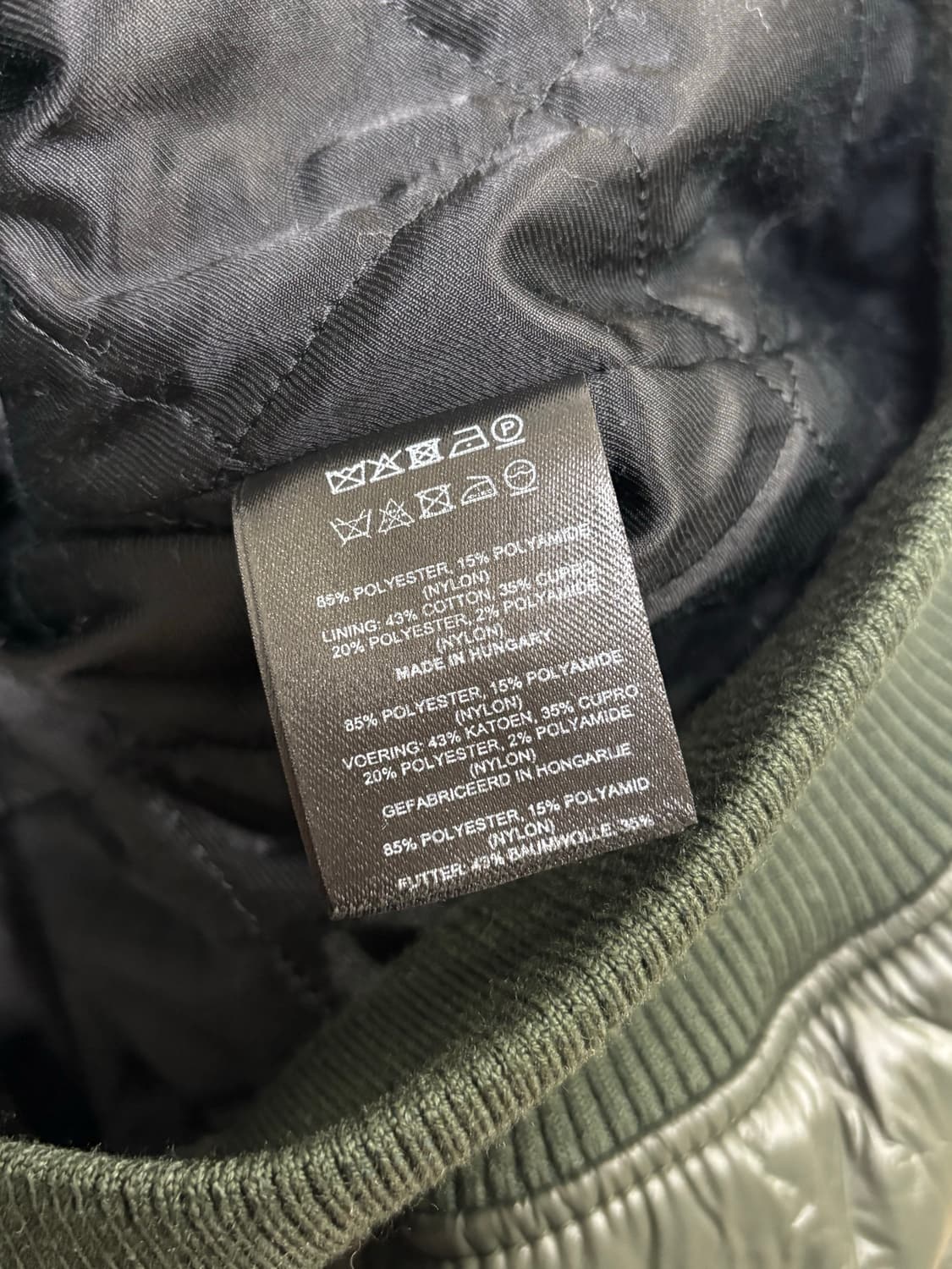 드리스반노튼 21aw 크링클 봄버 상품이미지8