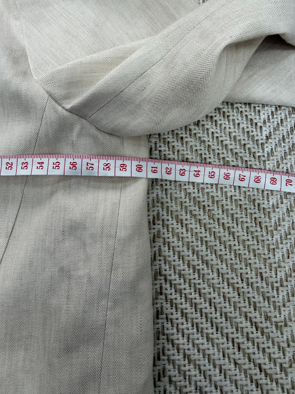 정품) 시스템 한섬 23ss  오버사이즈 린넨 블레이저 자켓 88 상품이미지9