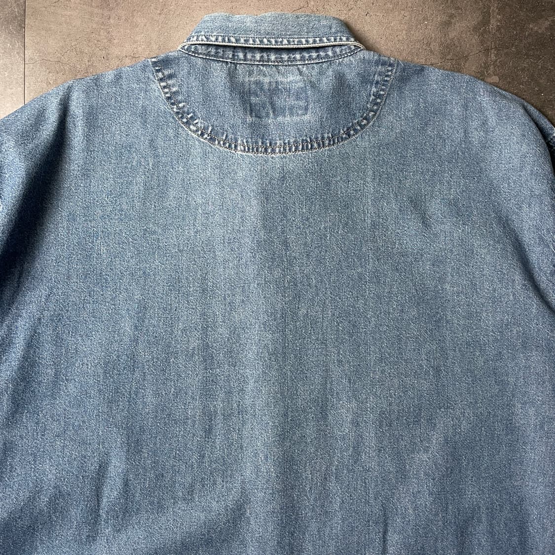 UPSTREAM 빈티지 데님 코튼 셔츠 A00520 상품이미지7