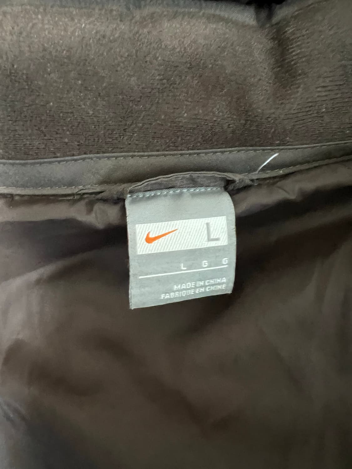 나이키 08-09 바르셀로나 브라운 패딩 벤치자켓 상품이미지3