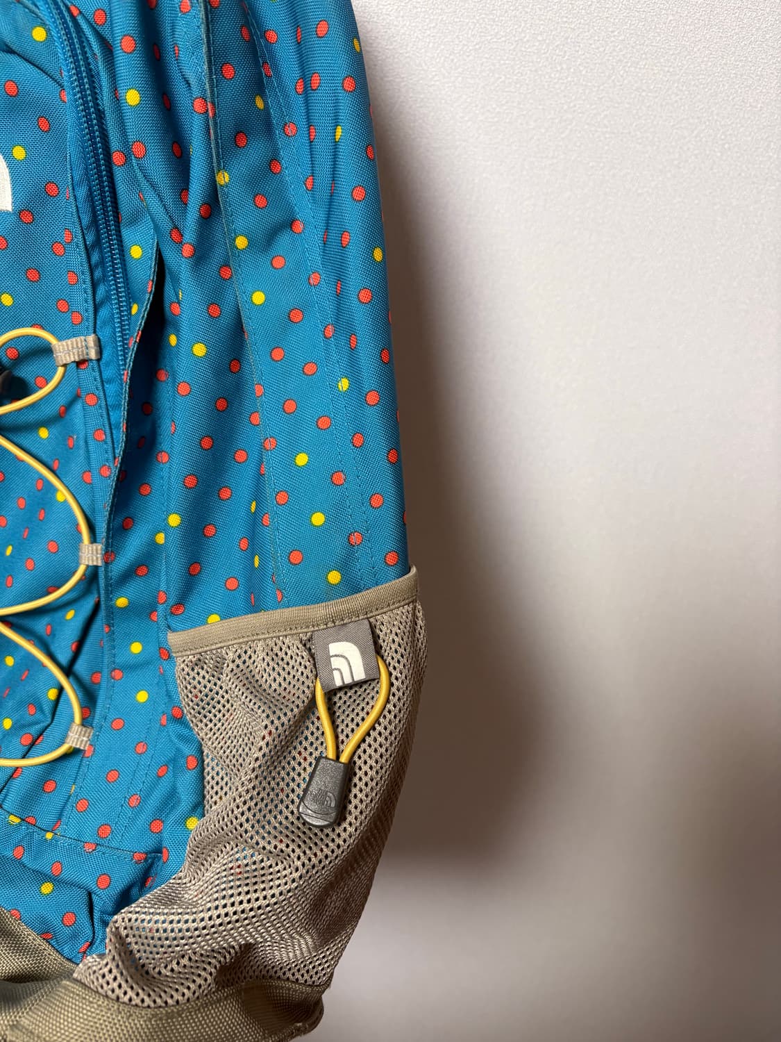 레어) 노스페이스 일본 빈티지 물방울 도트 백팩 모리걸 y2k 제스터 상품이미지6