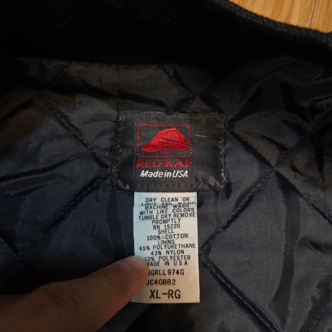 USA 레드캡 빈티지 워크자켓 (실2XL)
 상품이미지5