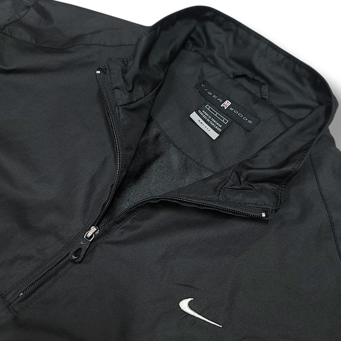 [L] 나이키 블랙 타이거우즈 골프 소매 탈부착 아노락 바람막이 상품이미지9