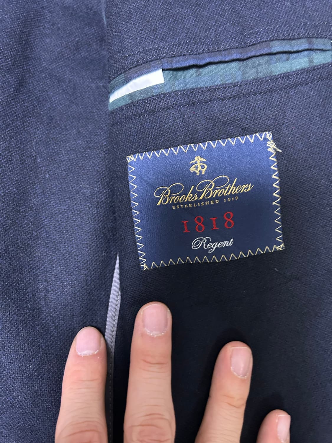 브룩스브라더스 캐시미어 혼방 블레이저 사이즈 105 상품이미지4