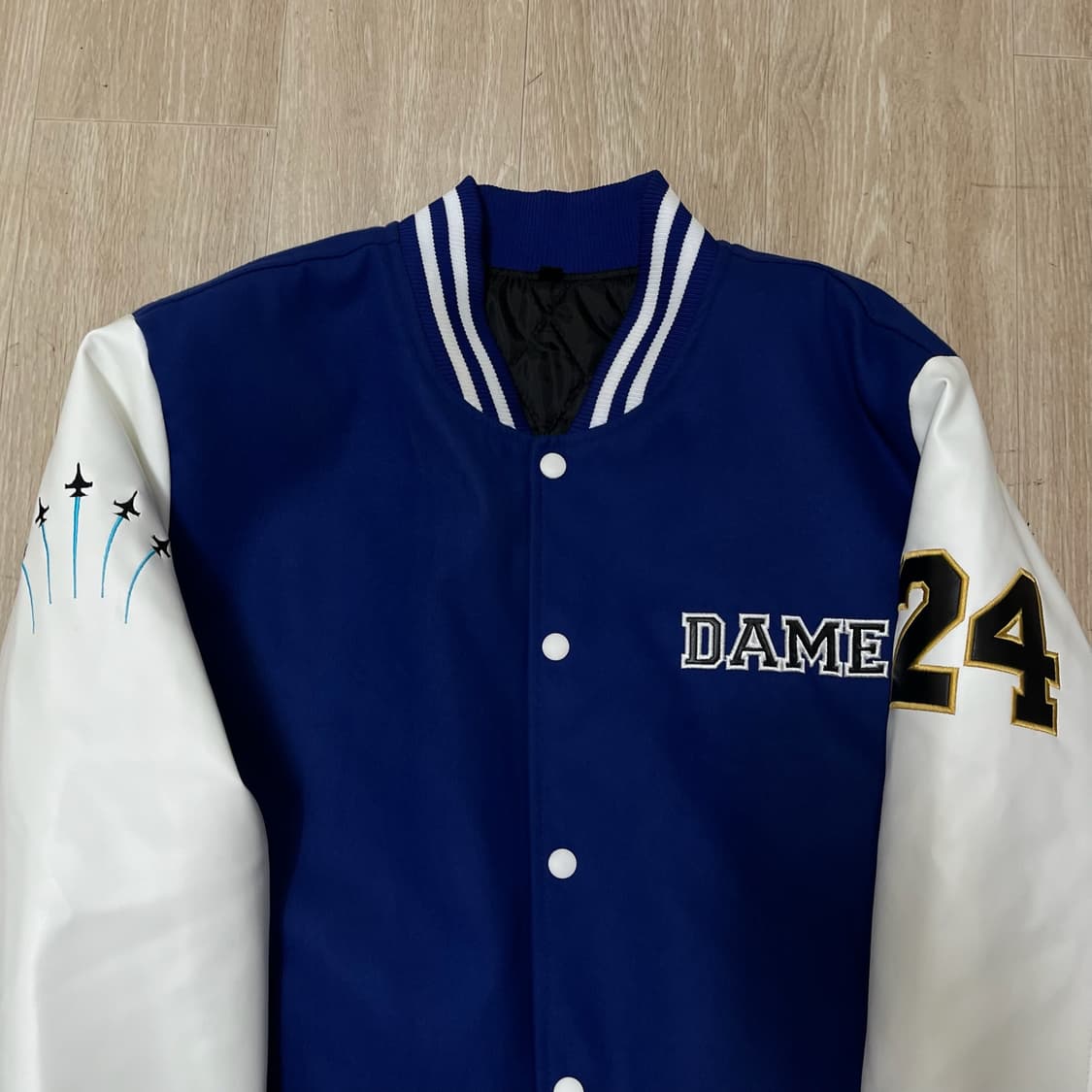 DAME 24 항공 빅로고 야구점퍼 바시티자켓 XL/105  상품이미지2