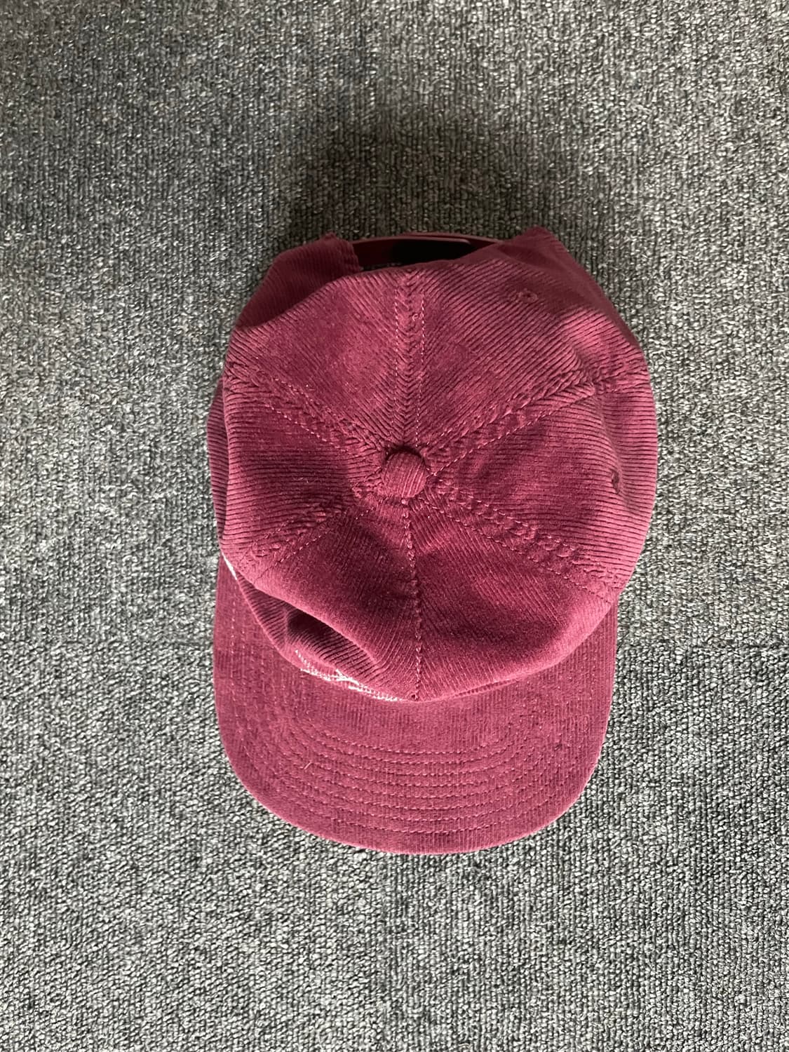 파타고니아 코듀로이 볼캡 트러커캡 버건디 상품이미지4