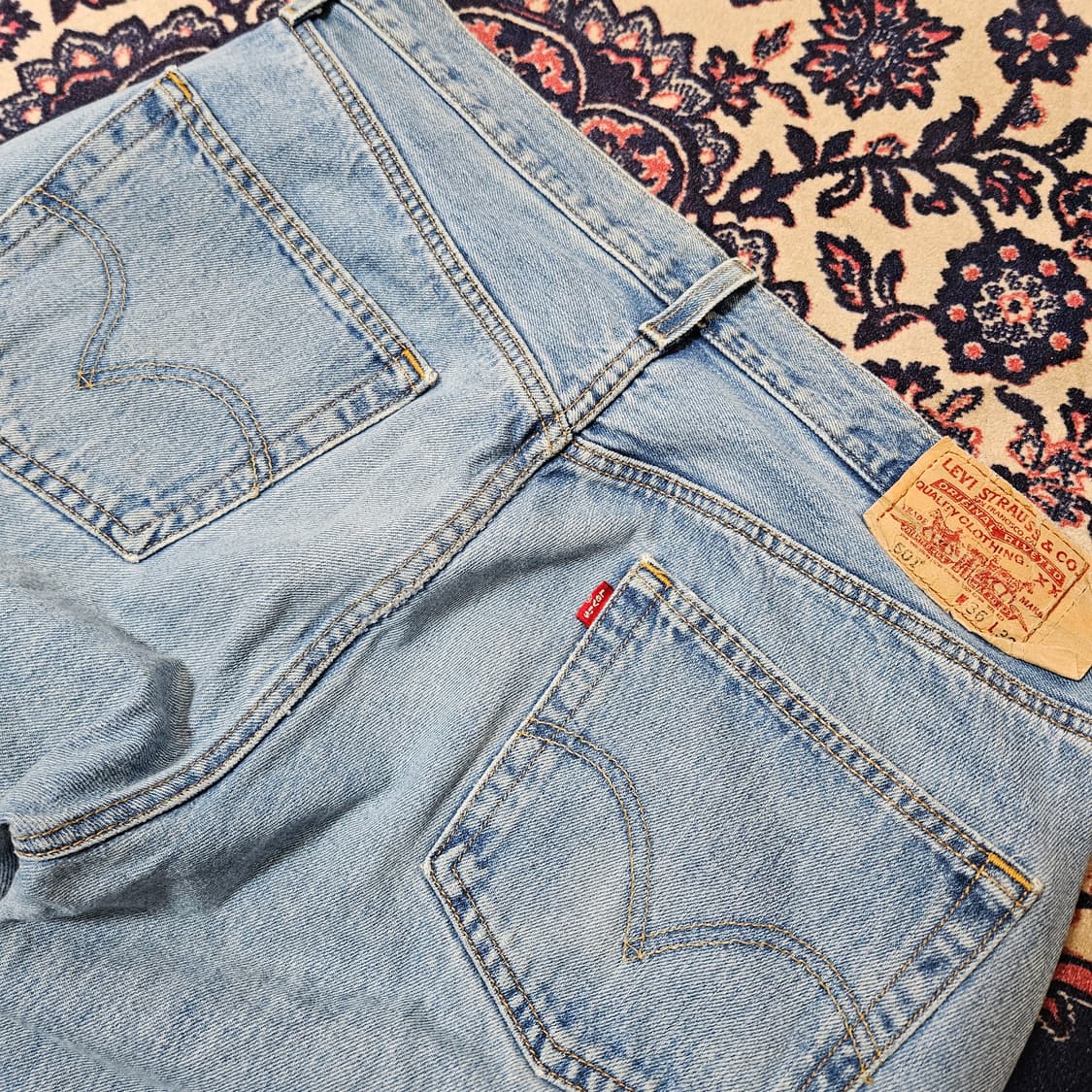 리바이스(Levis) 00's No.501 빈티지 데님팬츠 36size 상품이미지4