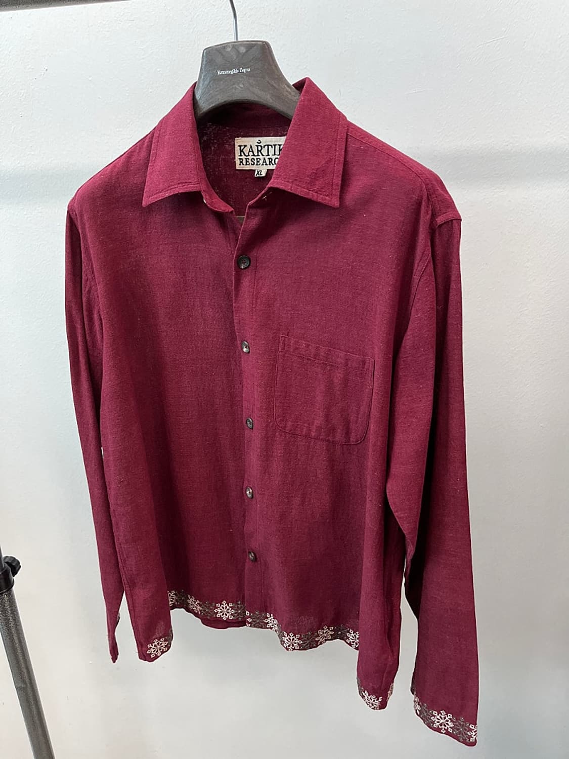 105) 카틱리서치 25ss 눈꽃 셔츠 상품이미지1