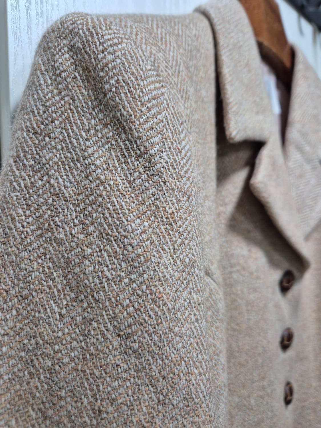 화이트주아 헤링본 자켓 상품이미지4