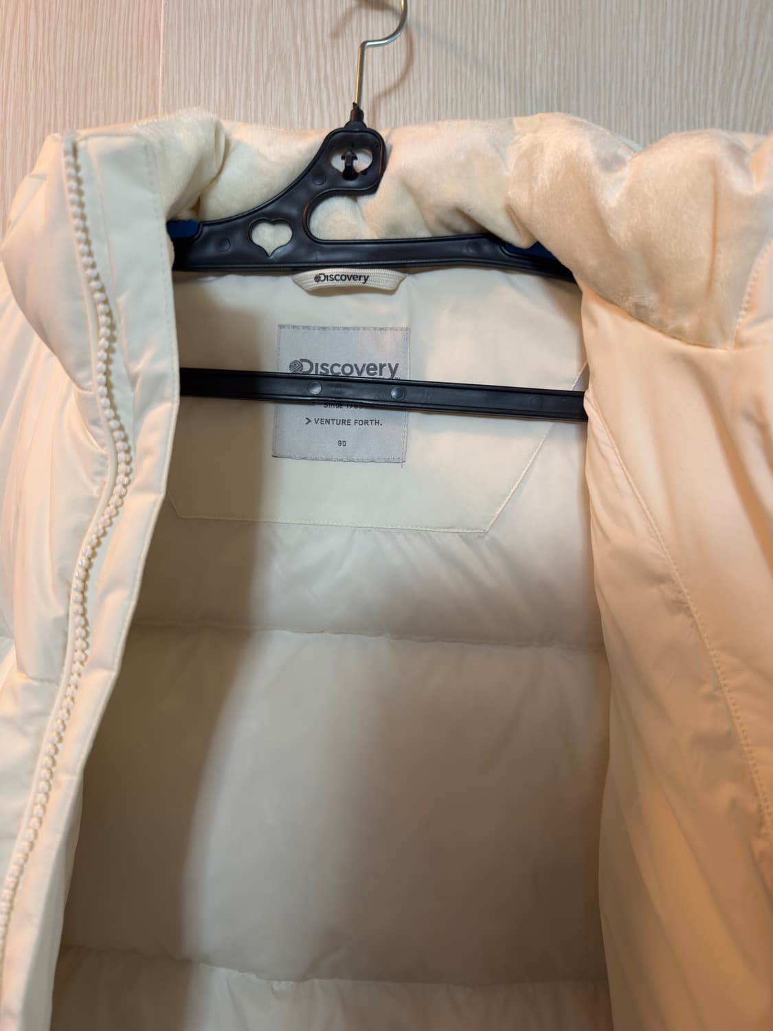 디스커버리 패딩 반슬리 고프코어 다운 (IVORY) 상품이미지5