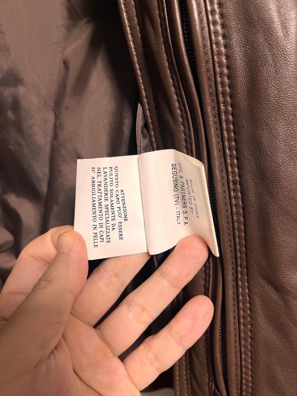 파라점퍼스   가죽 자켓 점퍼  M 상품이미지4