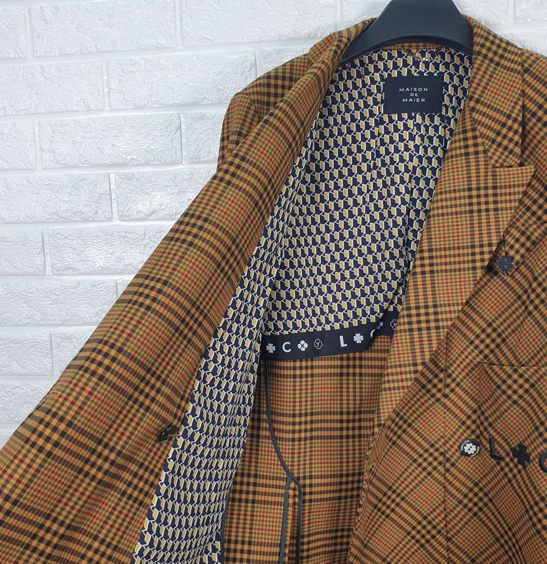 [66]메종드메이어 체크 자켓 상품이미지6