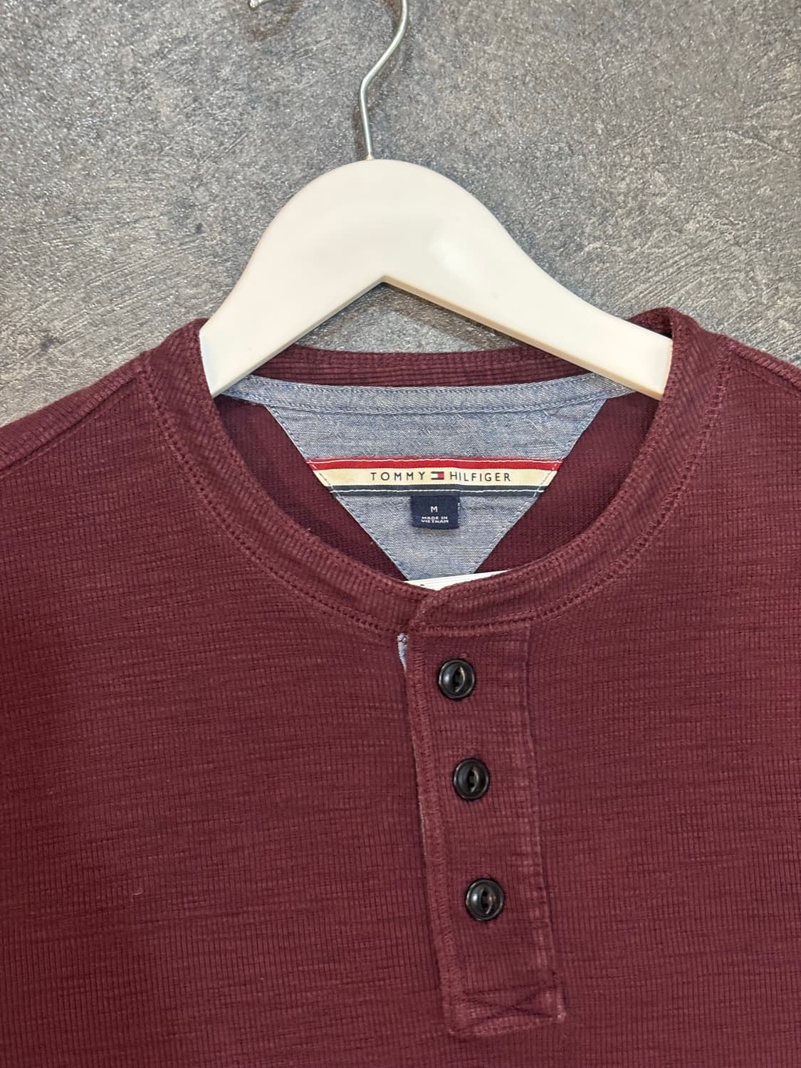 타미힐피거 헨리넥 긴팔 티셔츠 M사이즈 상품이미지4
