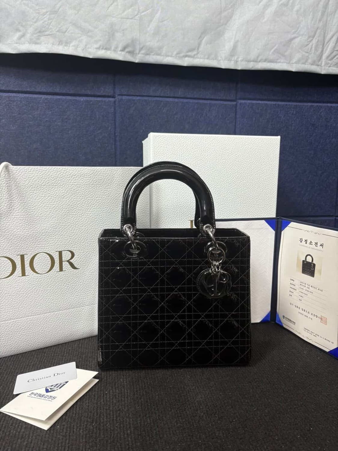 디올 페이던트 레이디백 은장 미듐 상품이미지1