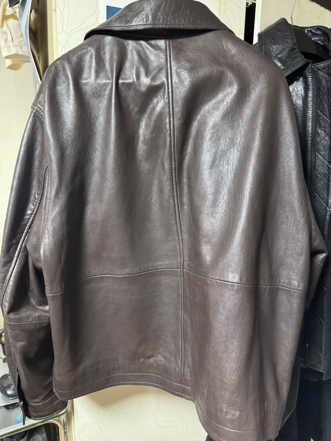 자라 램스킨 양가죽 자켓 xl 상품이미지4