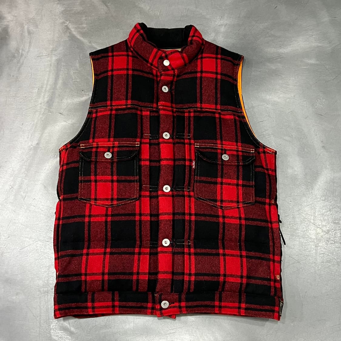  준야와타나베 x 리바이스 체크 베스트 y15195 상품이미지1