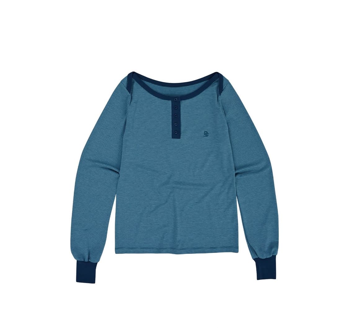 노컨텐츠 보트넥 스트라이프 티 상품이미지1