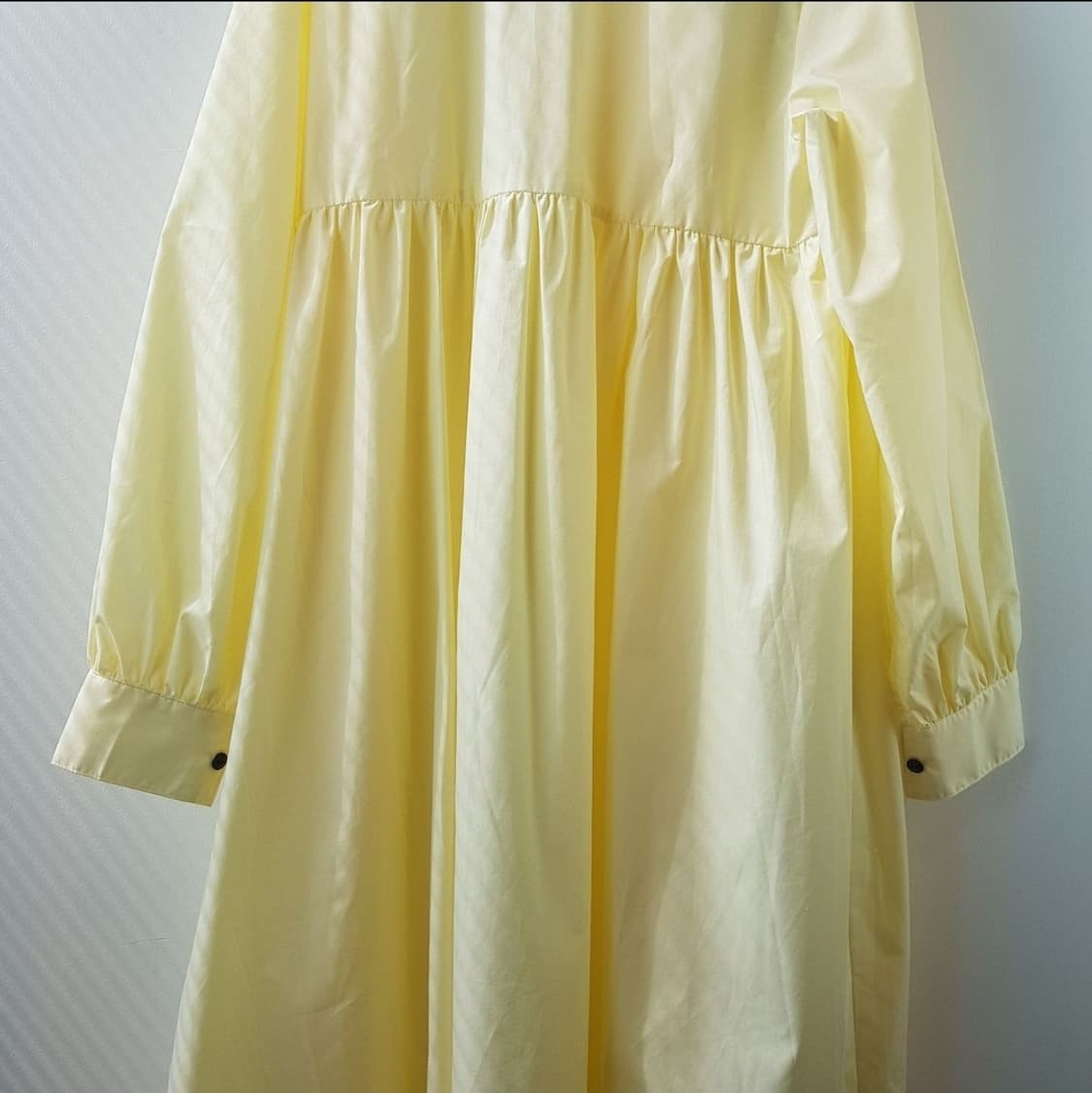 프릭스토어 벌룬 슬리브 베스트 레이어드 원피스 상품이미지6