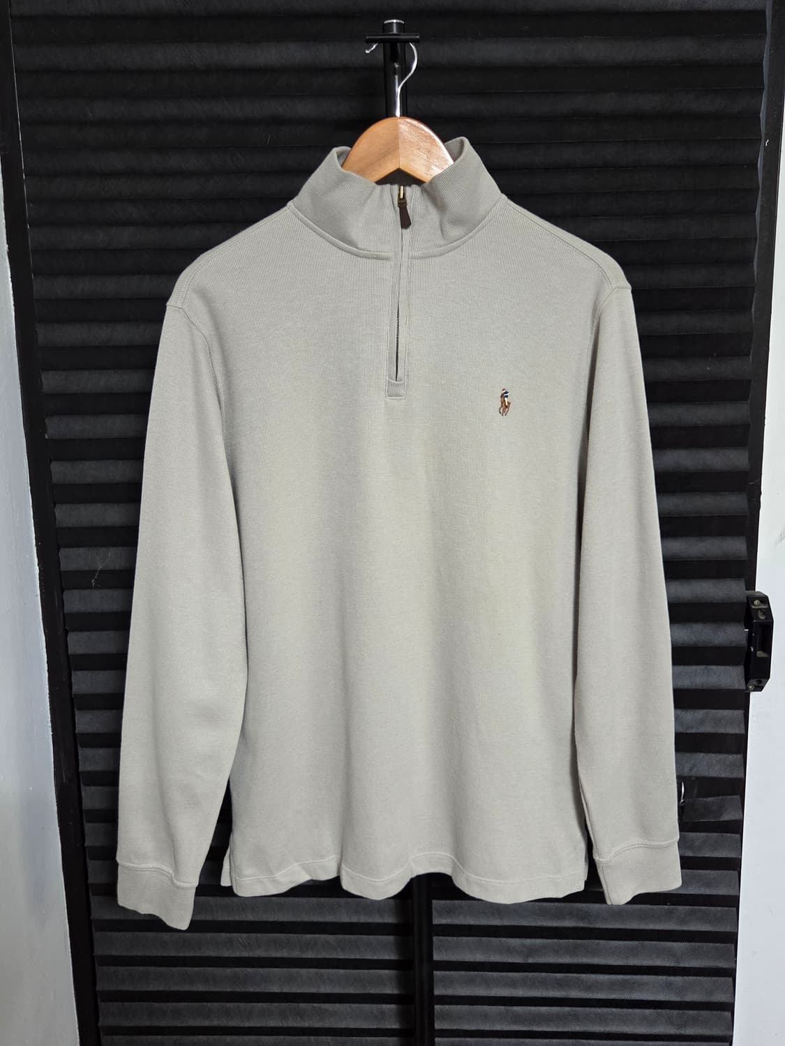 [폴로 랄프로렌] 코튼 에스테이트 립 하프집업 | 00146 상품이미지1