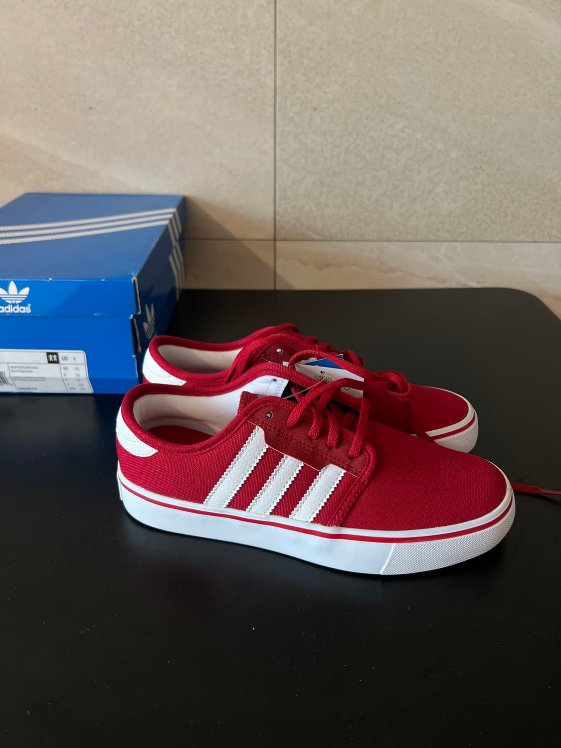 [225mm] 아디다스 실리 J (레드/화이트) 상품이미지1