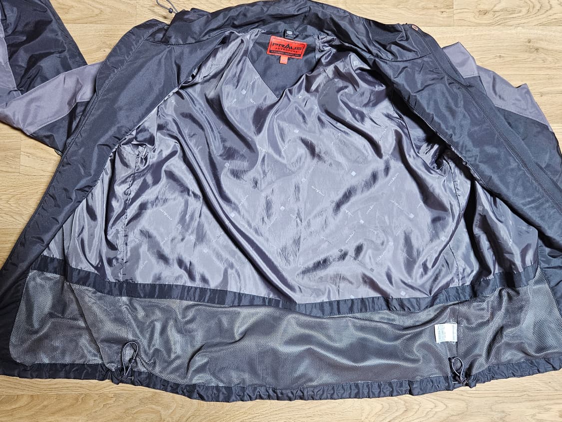 [105] 바람막이 자켓 블랙/회색 상품이미지3