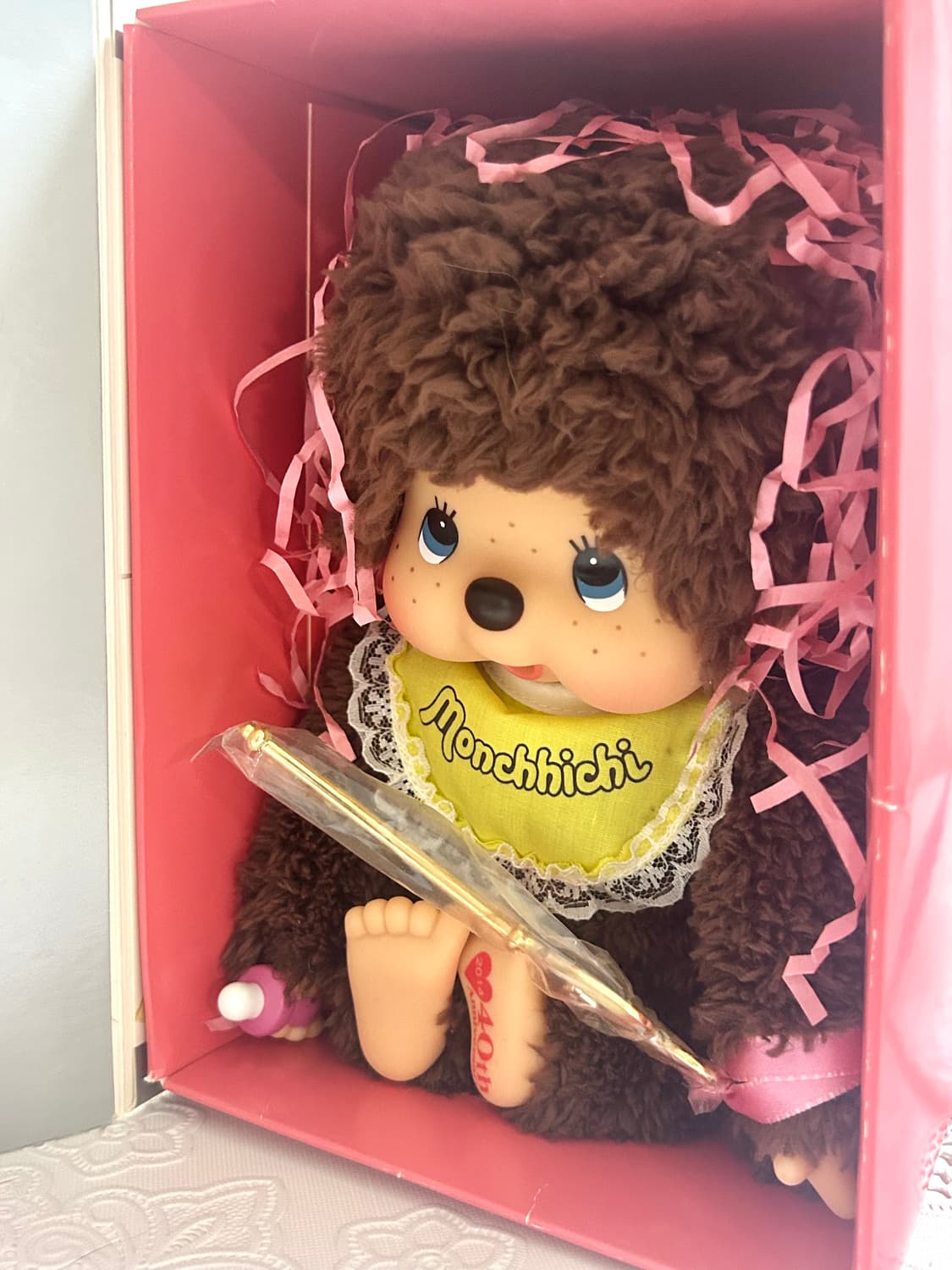 [고전,레어] 40주년 한정판 몬치치 인형 박스 상품이미지4