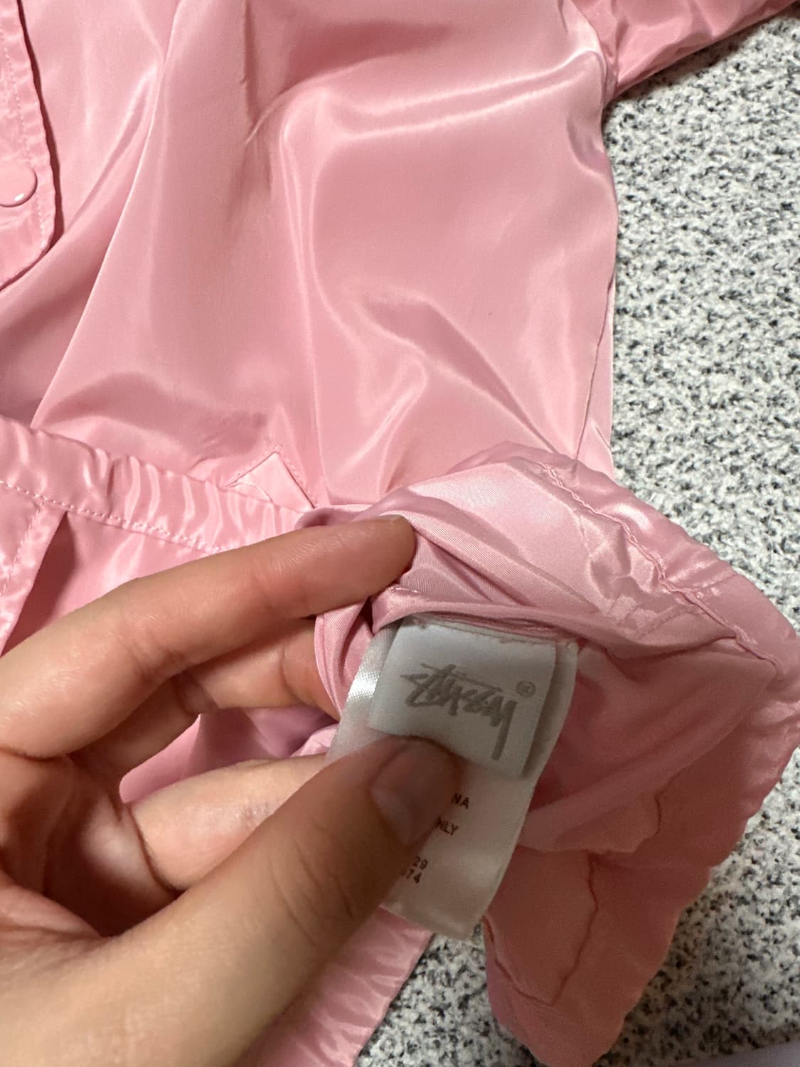 [M] 스투시 핑크 코치자켓 바람막이 상품이미지6