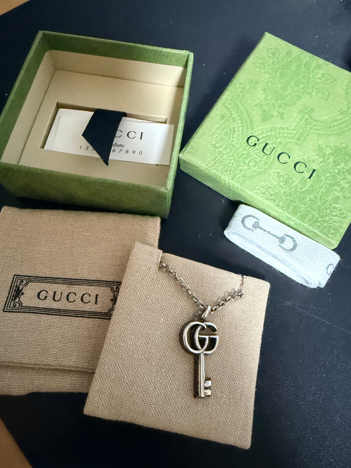 구찌 GG 마몽 키 펜던트 목걸이 상품이미지1