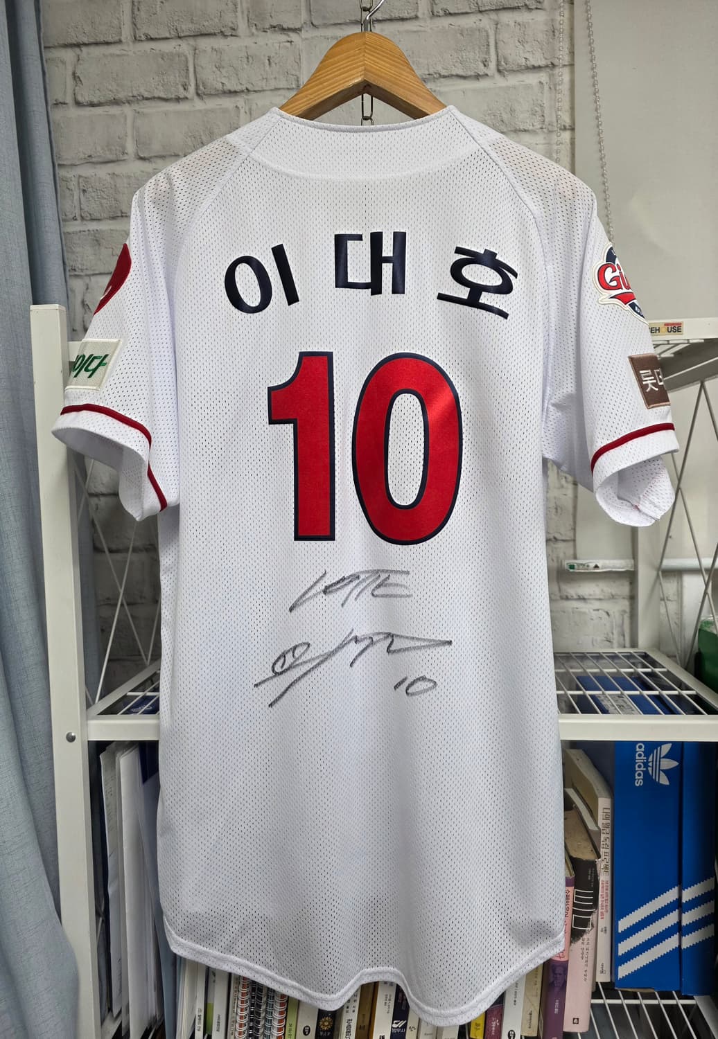 롯데자이언츠 이대호 친필싸인 유니폼 2XL 프로페셔널 유니폼 MN01 상품이미지1
