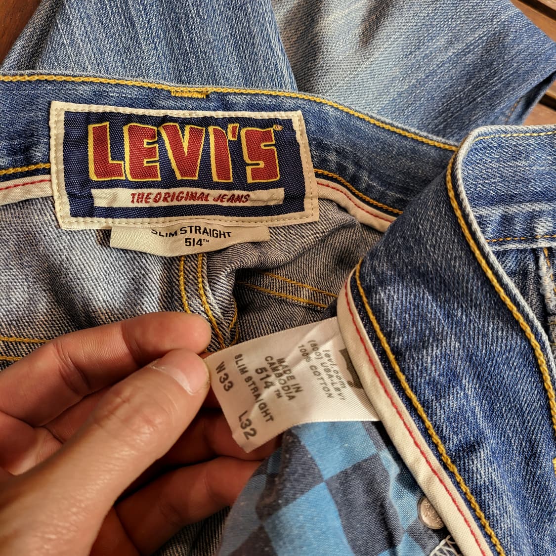 리바이스 청바지 514 (34) 상품이미지9