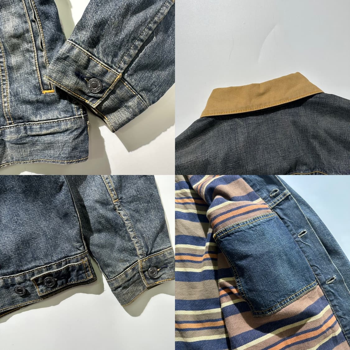 리바이스 카라 배색 데님 트러커 청자켓 상품이미지9