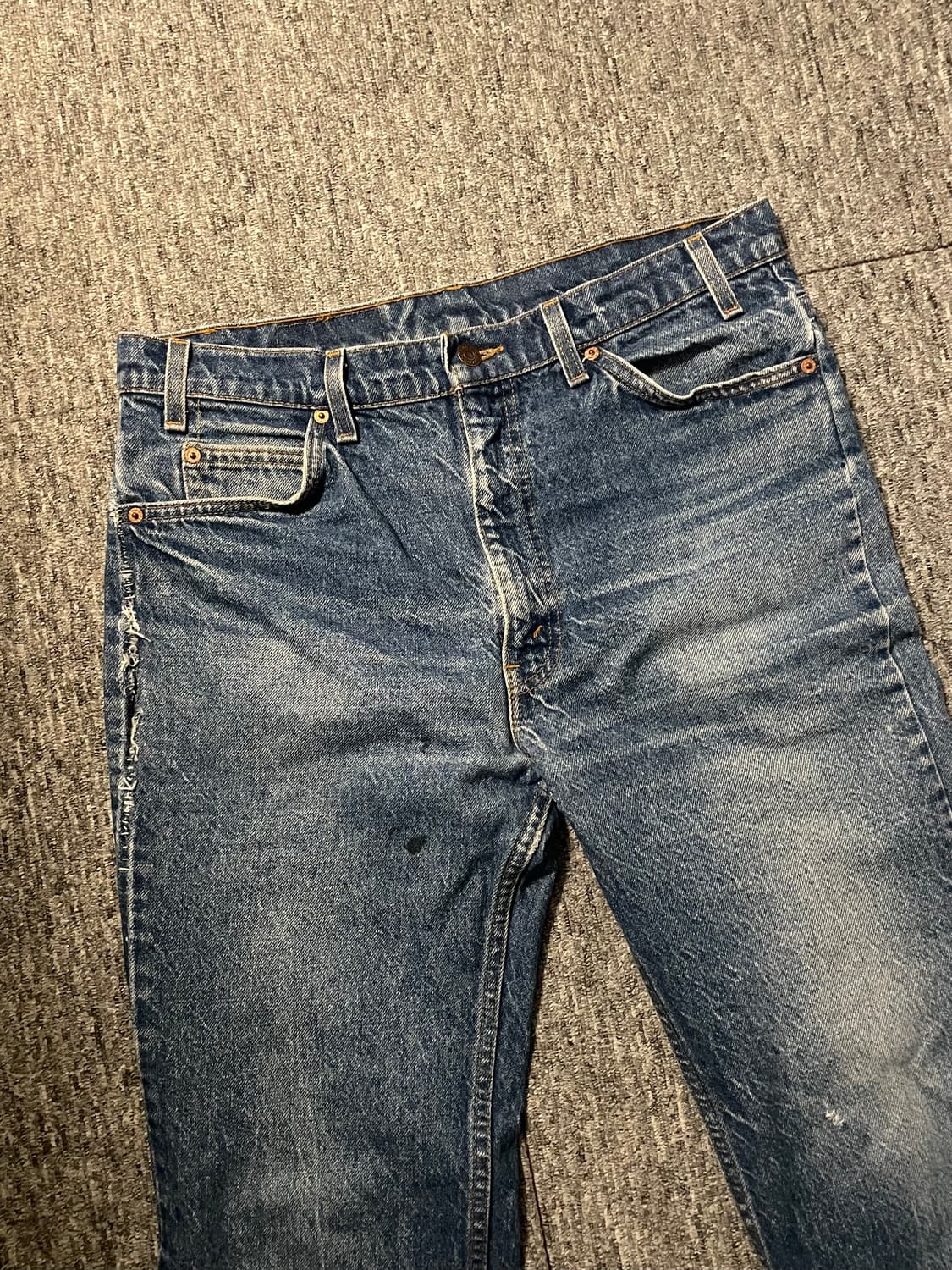 90s 리바이스 517 오렌지탭 데님 [36X34]  상품이미지1