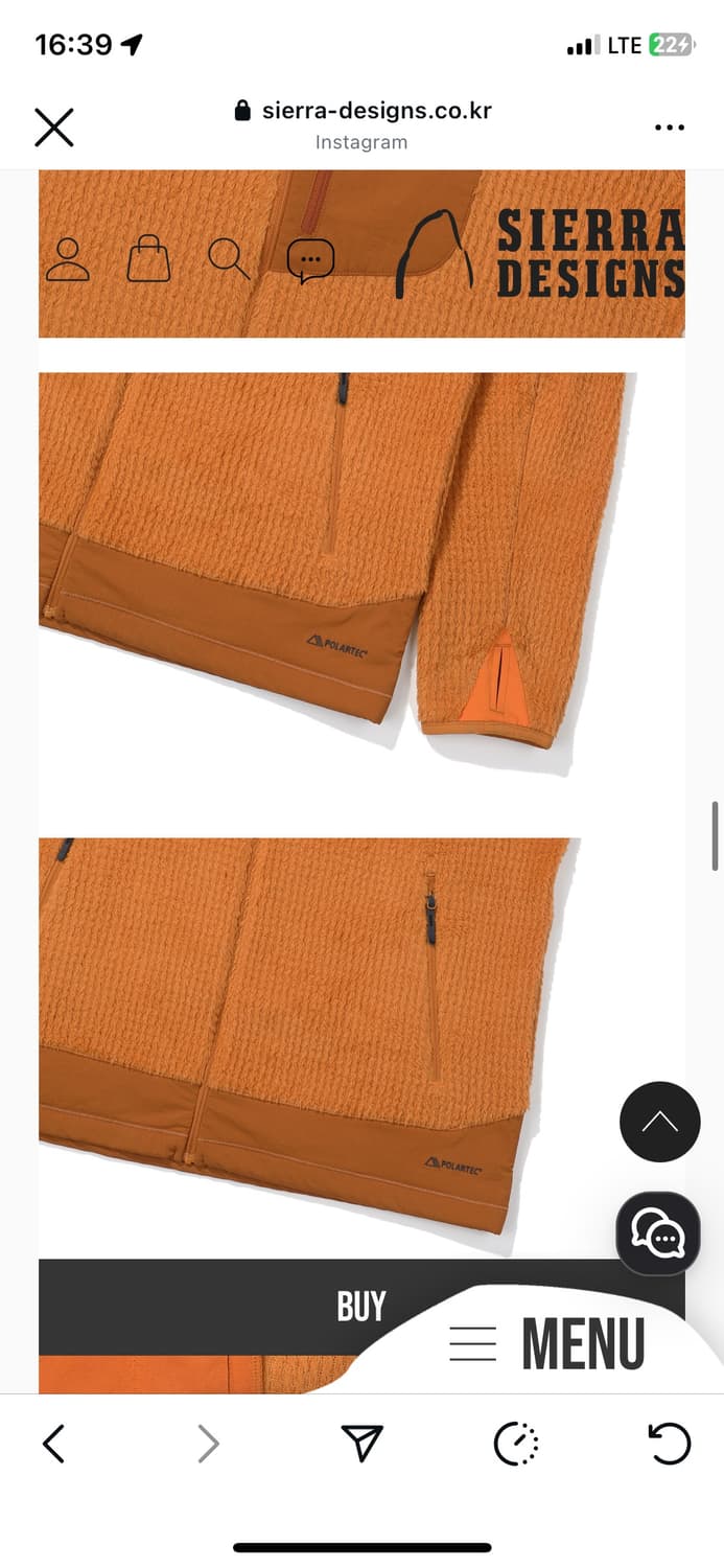 시에라 디자인 모스 폴라텍 알파 다이렉트 후드집업 상품이미지3