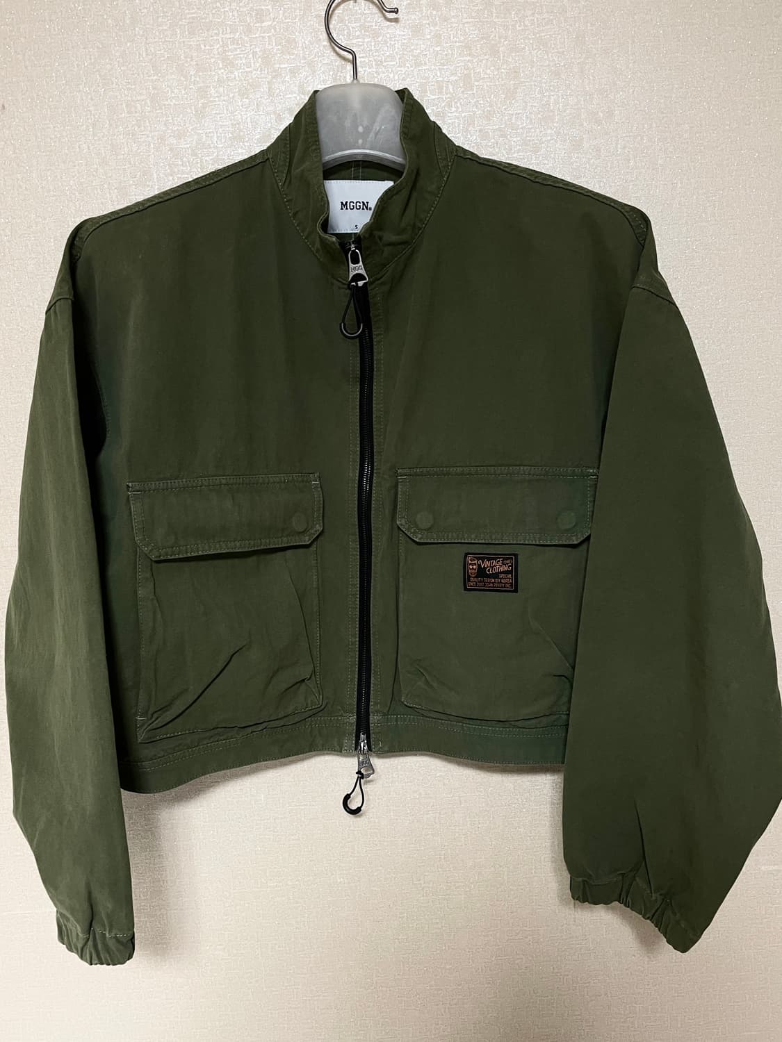 MGGN 맥우드건 카키 야상 봄버 자켓 S 상품이미지2