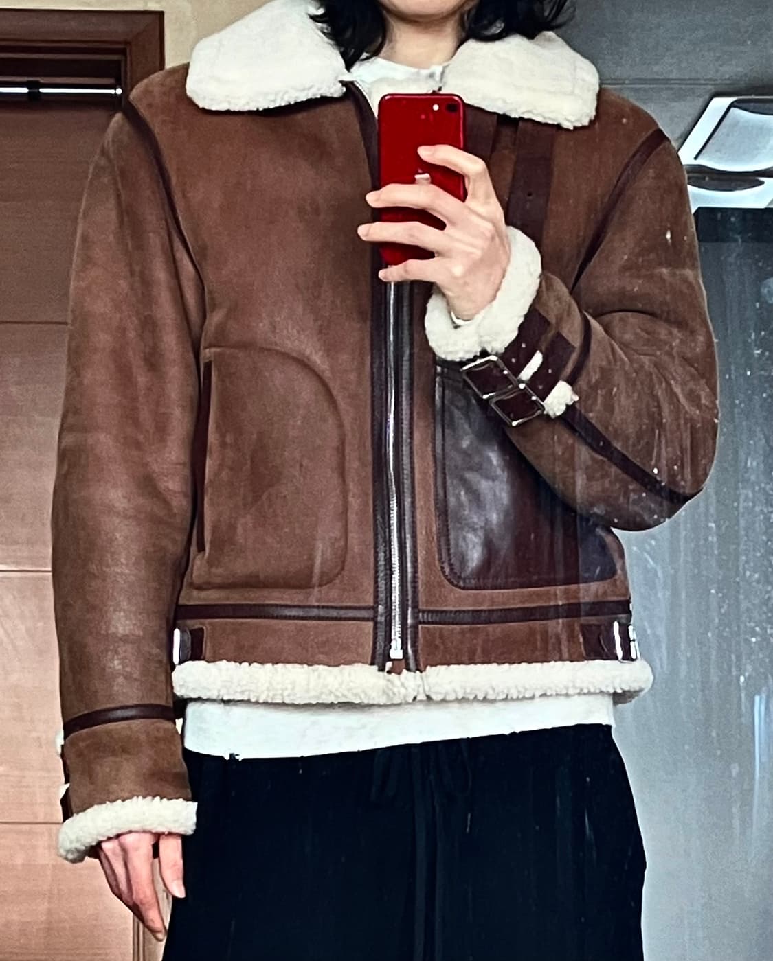 로에베 무스탕 시어링 자켓 상품이미지1