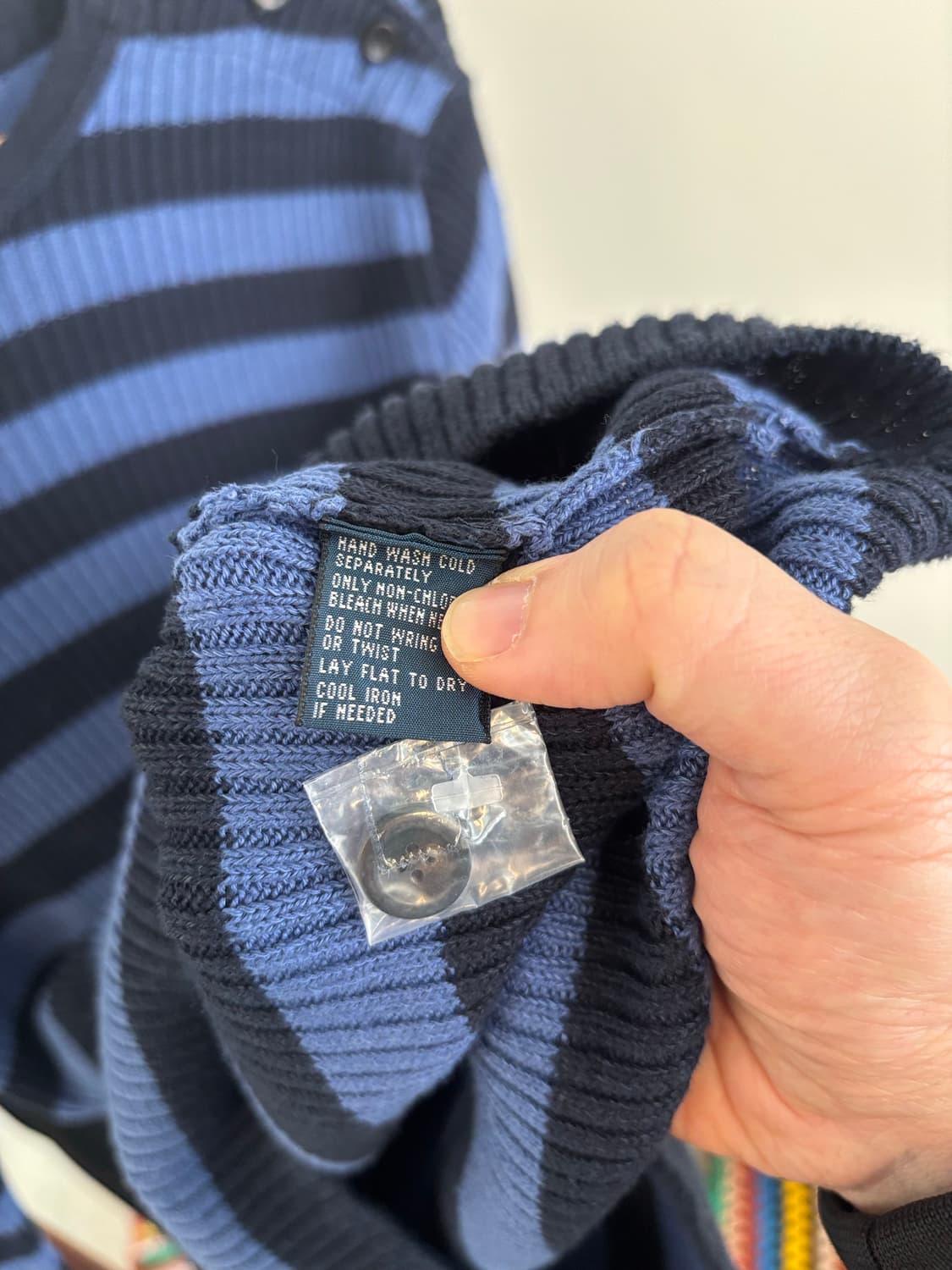 폴로 랄프로렌 스트라이프 골지 니트스웨터 상품이미지6