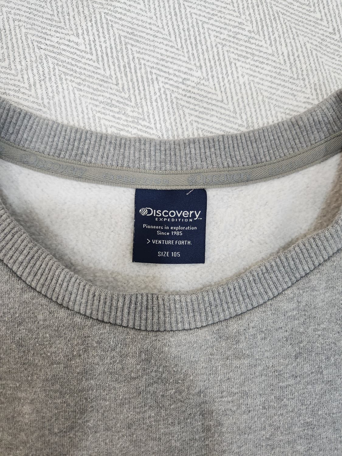 디스커버리 익스페디션 맨투맨 그레이 남성 105사이즈 상품이미지6