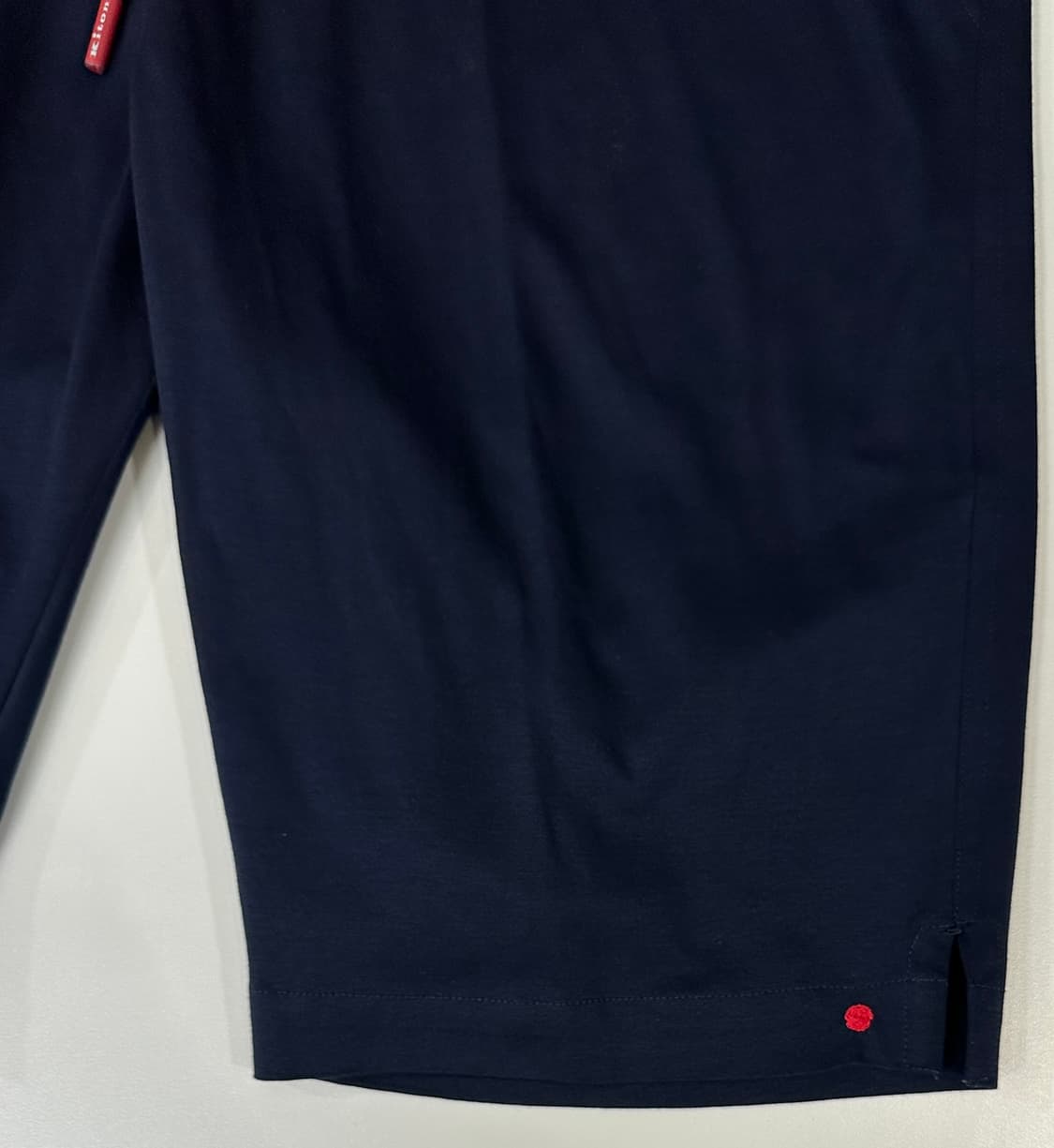 키톤 나폴리 버뮤다 드로스트링 네이비 블루 팬츠 쇼츠 반바지 상품이미지4