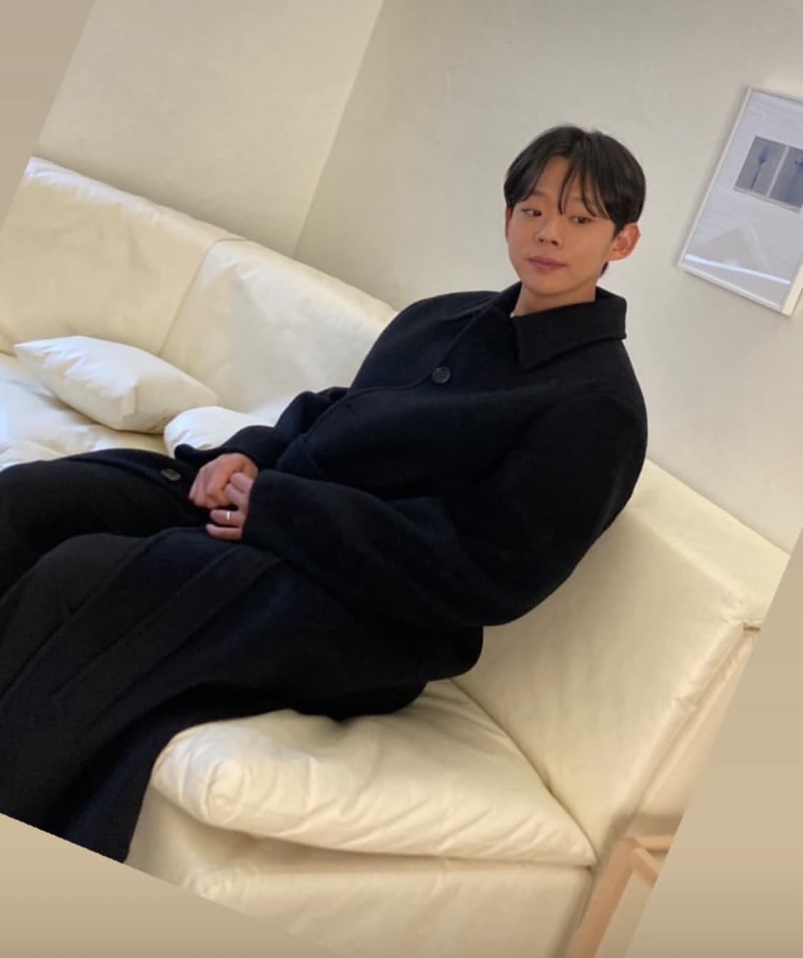 아모멘토 24 싱글 브레스티드 코트 L 상품이미지4