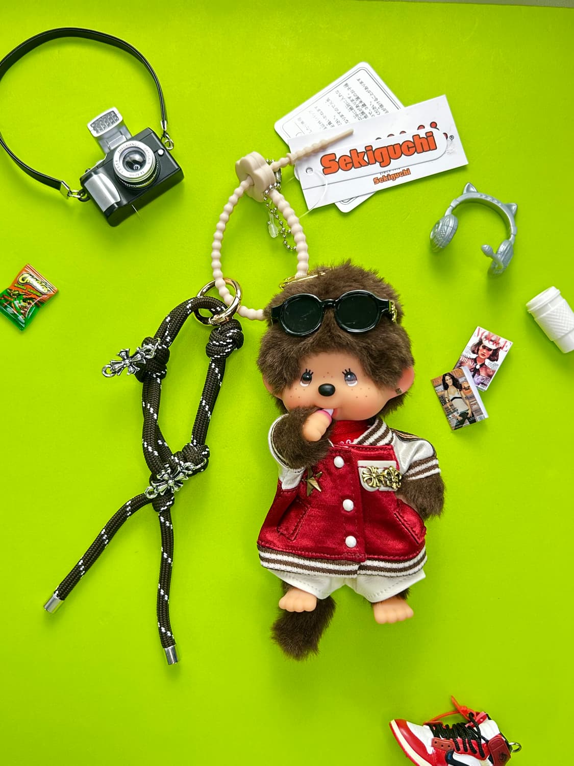 (23)정품몬치치-💛❤️화이트 니트원피스 상품이미지1