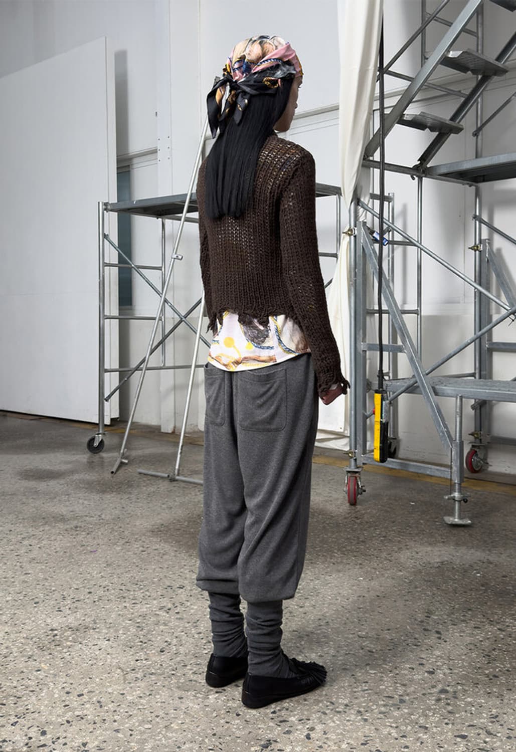 오픈와이와이 Distressed Crop Knit 상품이미지3