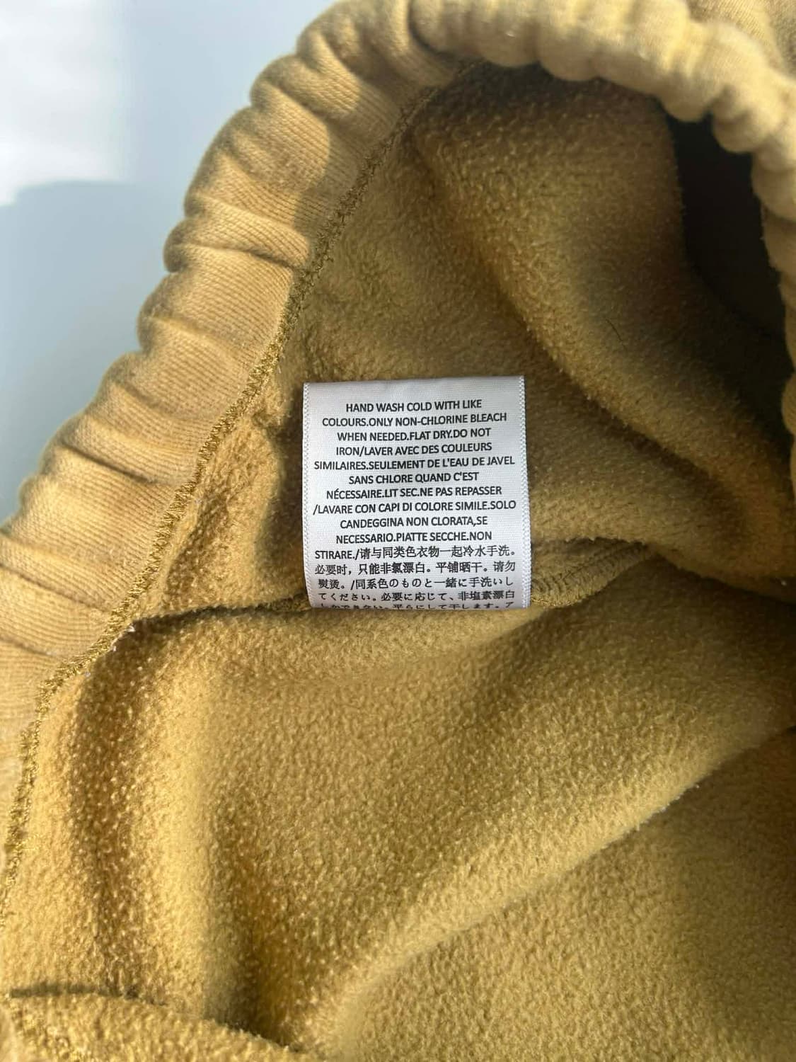 [M] 피어오브갓 에센셜 로고 앰버 플리스 쇼츠 하프 팬츠 상품이미지5