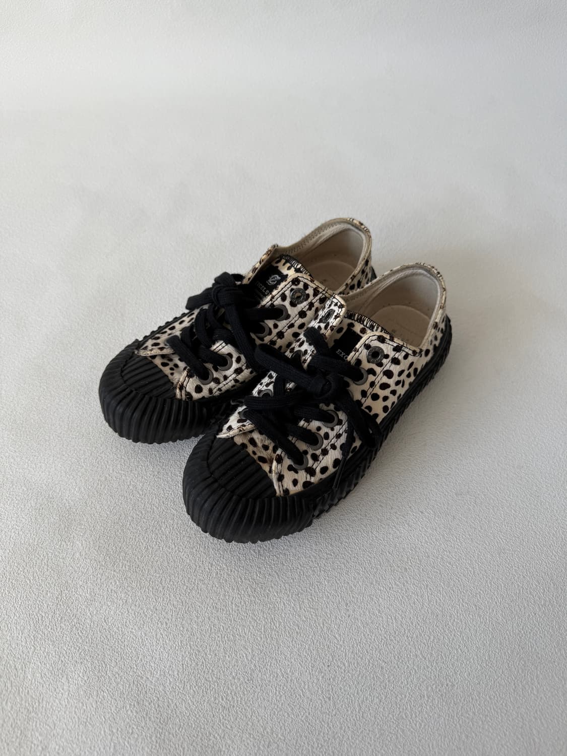 [220]엑셀시오르(excelsior) 호피 송치 캔버스 스니커즈 상품이미지4