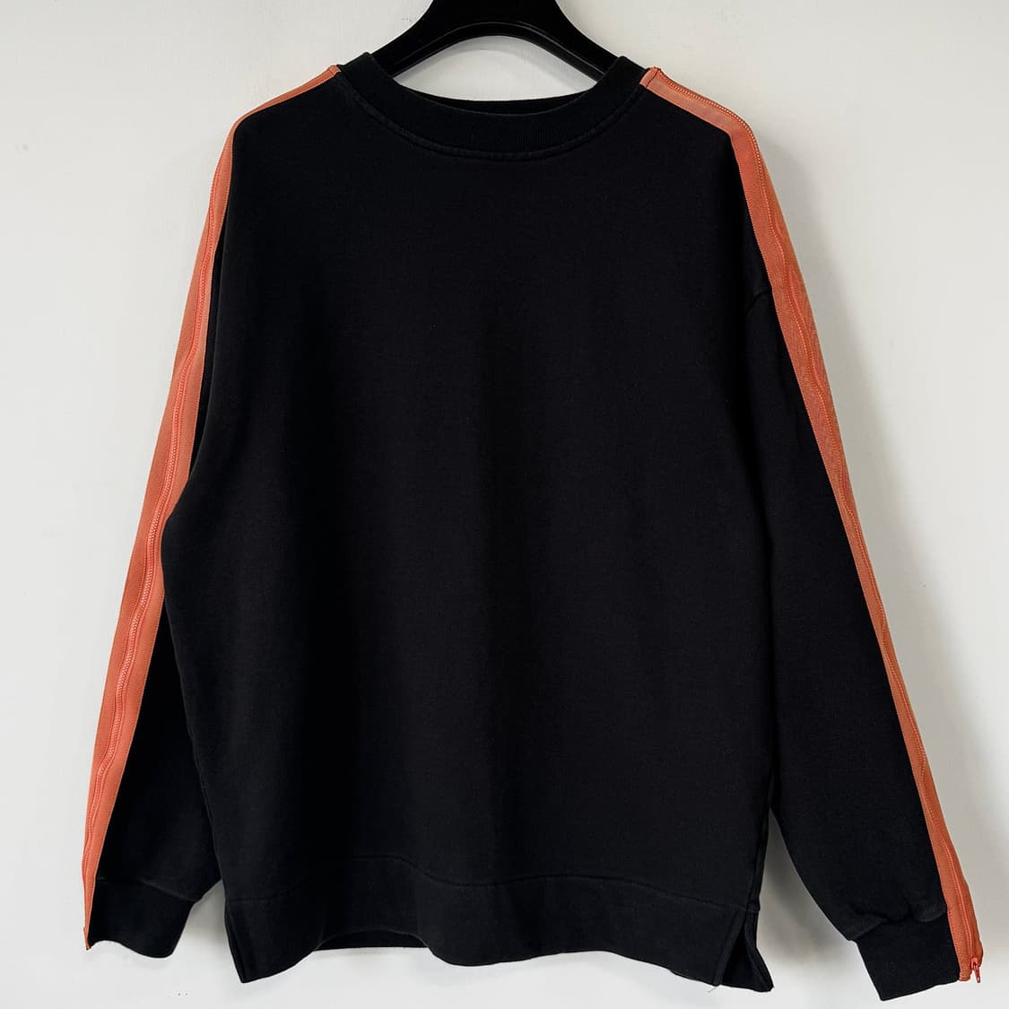 시스템옴므 지퍼 슬리브 맨투맨 상품이미지2