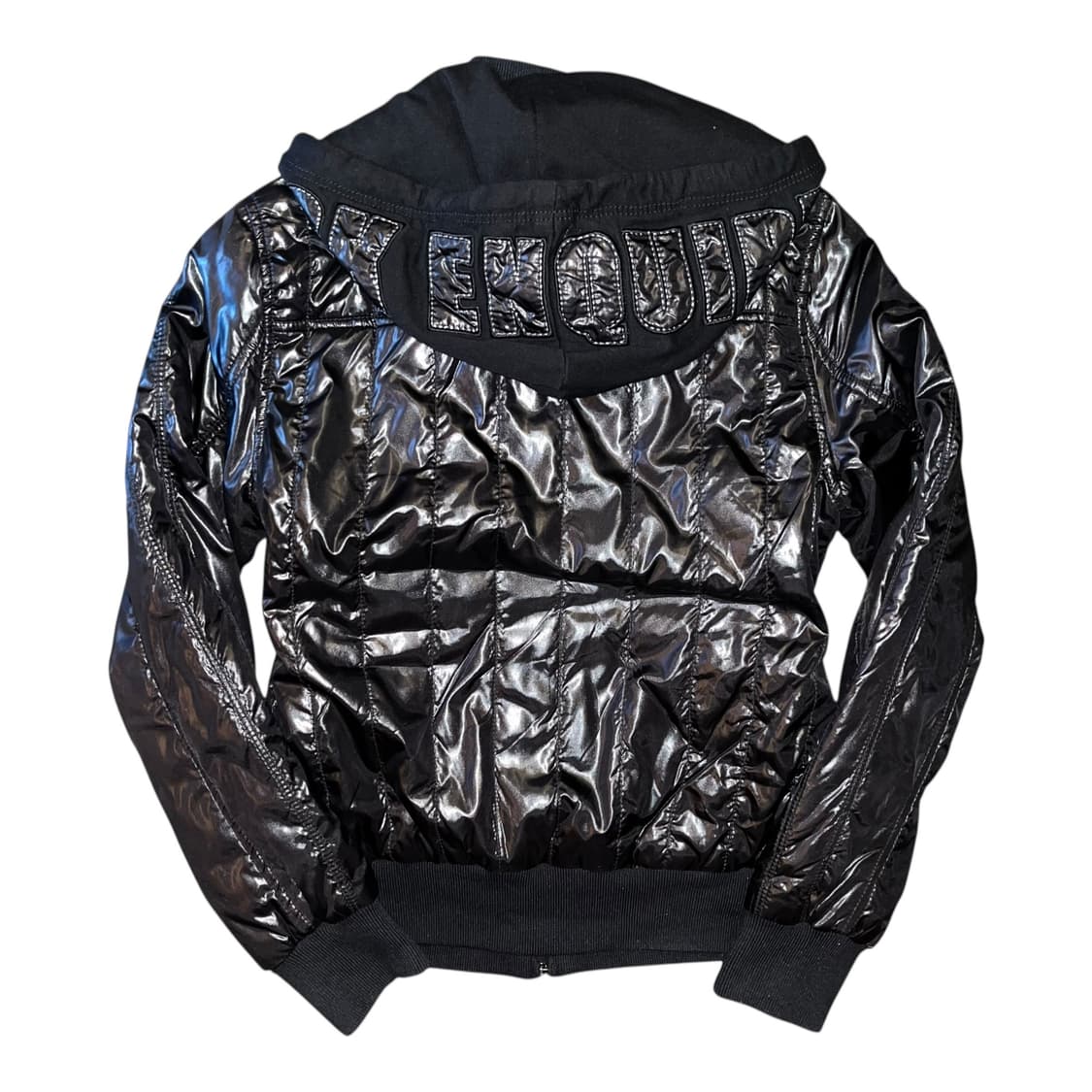 ASK 후드패치 패딩 갸루y2k펑크 상품이미지4